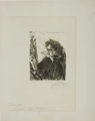 Mädchen mit Zigarette II