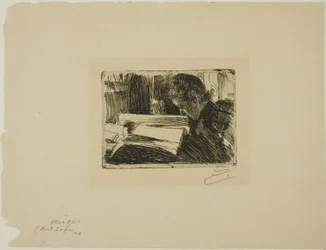 Dame beim Lesen (Mrs. Zorn)