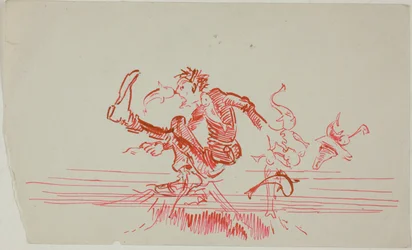 Mann von mehreren Fischen angegriffen