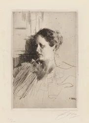 Porträt von Frau Ch. Nagel