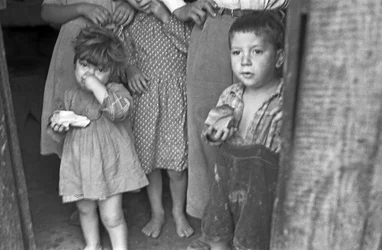 Kindheit in der Crotone Landschaft