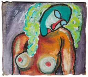 Empörung über Modigliani - Schlafende Frau