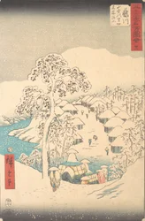 Fujikawa, Sanchu Yamanaka no Sato Miyajiyama, 7. Monat Hasenjahr 1855