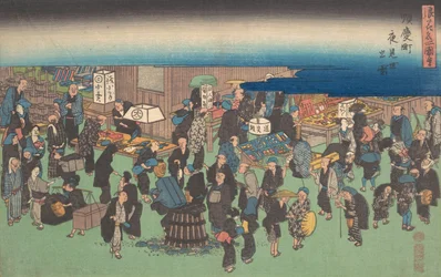 Junkei machi Yomise no Zu, ca. 1828