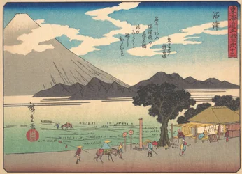 Numazu, aus der Serie Die dreiundfünfzig Stationen der Tokaido-Straße, frühes 20. Jahrhundert