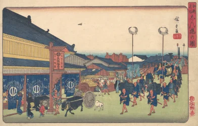 Shimbashi no Zu, ca. 1837