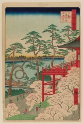 Kiyomizu Halle und Shinobazu Teich in Ueno