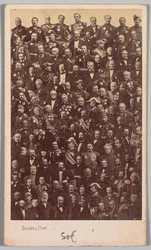 Ohne Titel: Französische Militärhelden und politische Führer, Mitte der 1860er Jahre.