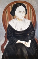 Mädchen in Schwarz, um 1913