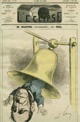 Louis-Joseph Martel (1813-1892), französischer Politiker. Cover in „L