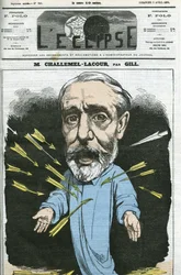 Paul-Armand Challemel-Lacour (1827-1896), Politiker, Diplomat und Historiker der französischen Philosophie. Titelblatt in „L