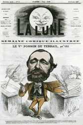 Porträt von Viconte Ponson du Terrail (1829-1871), französischer Schriftsteller