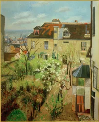 Der Garten des Hauses von Utrillo