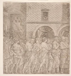 Die Triumphe Caesars: Die Senatoren, ca. 1495
