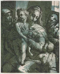 Jungfrau und Kind mit St. Johannes, St. Katharina von Siena und St. Franziskus