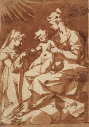 Die Hochzeit der Heiligen Katharina von Alexandria
