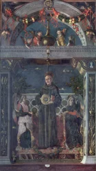 St. Bernhardin von Siena mit Engeln