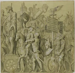 Triumphe von Julius Caesar: Leinwand Nr. II