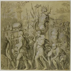 Triumphe von Julius Caesar: Leinwand Nr. VI