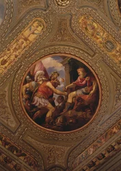 Allegorie des Reiches, von der Decke der Bibliothek, 1556