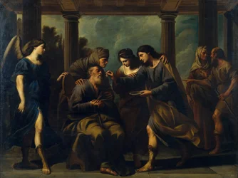 Tobias heilt die Blindheit seines Vaters, ca. 1640