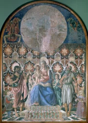 Madonna mit Kind und Engeln, um 1443