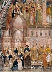 Triumph der Kirche, Kirche Militante und Triumphierende (Allegorie der aktiven und triumphierenden Kirche und des Dominikanerordens)