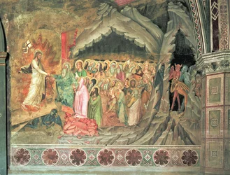Der Abstieg in den Limbus, aus der Spanischen Kapelle, 1366-88