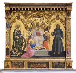 Madonna des Cintola mit der heiligen Katharina und Franziskus