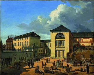 Der Akademiehof Die Alte Akademie in Düsseldorf, 1831