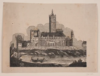 Eine befestigte Burg