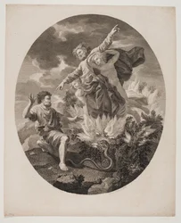 Moses mit dem brennenden Busch