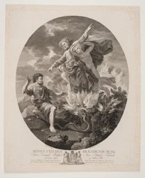 Moses mit dem brennenden Busch
