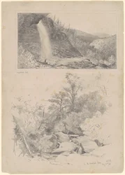 Kaatskill Fall; und In der Kaatskill-Schlucht