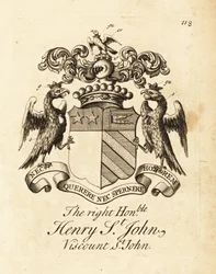 Wappen des Hochwohlgeborenen Henry St