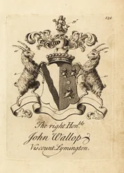 Wappen des Hochwohlgeborenen John Wallop, Viscount Lymington