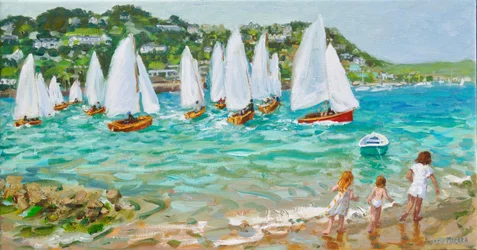 Boote jagen, Salcombe, 2018