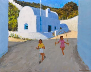 Zwei Mädchen, Klima, Milos, 2022