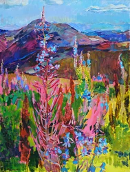 Lebendige Bergblumen