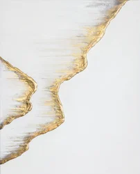 Fließendes Gold Abstrakt