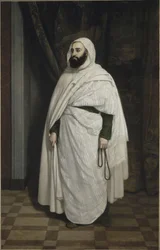 Porträt von Abdelkader ibn Muhieddine 1808-1883, 1853