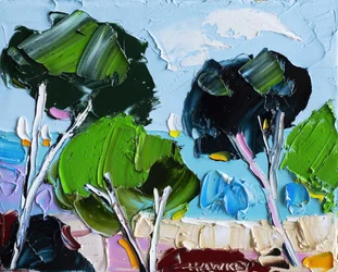 Helle Sommerlandschaft