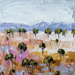 Texturierte Outback-Landschaft