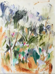 Lebendiger Gartenabstrakt