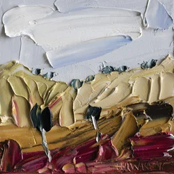 Lebendige strukturierte Landschaft
