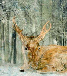 Winterwald-Hirsch