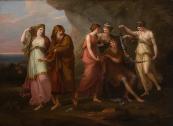 Telemach und die Nymphen der Kalypso, 1782