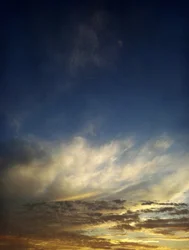 Bunter Abendhimmel