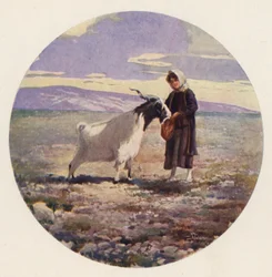 Ziegenhirte, Attika, Griechenland