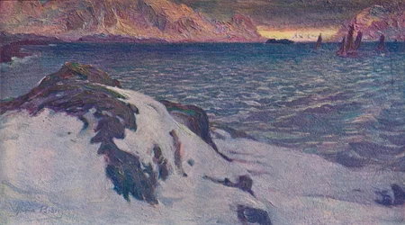 Ein Lofoten-Seestück, um 1910